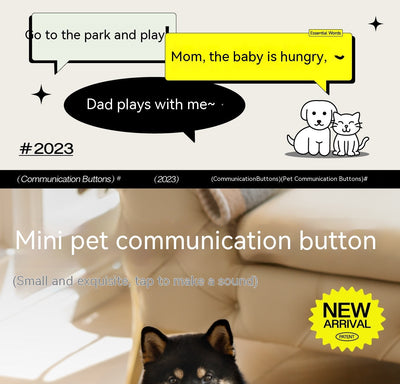 Pet Small Size Ac Cat Voice Stitching Miniature Recording Dog Training Talking Button null
