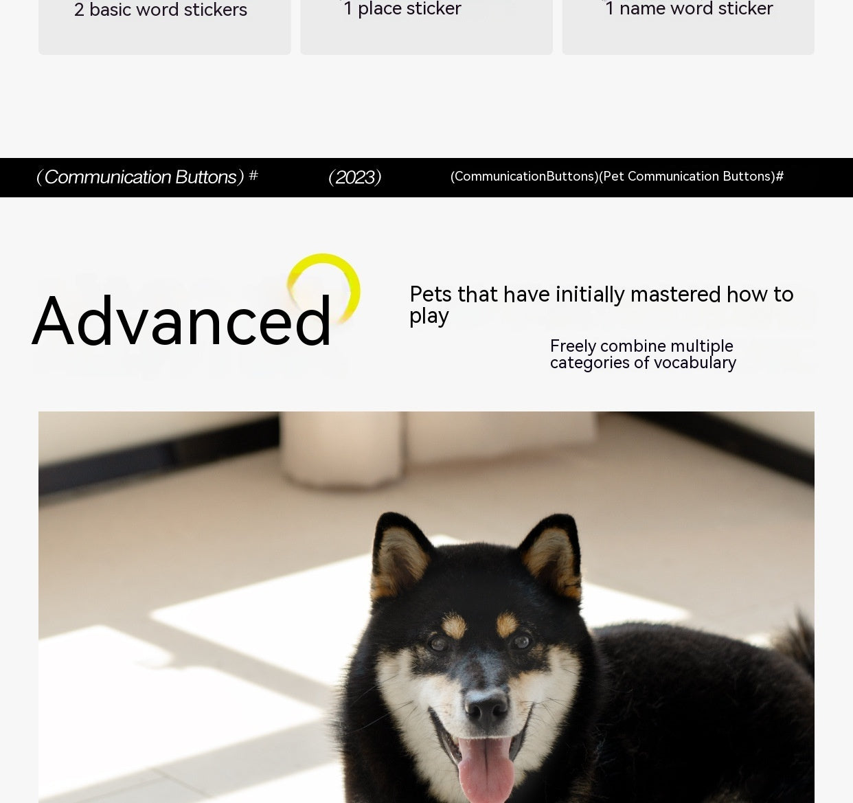 Pet Small Size Ac Cat Voice Stitching Miniature Recording Dog Training Talking Button null