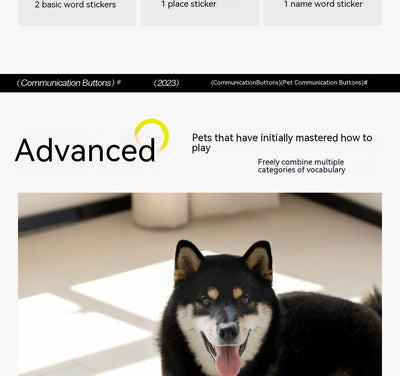 Pet Small Size Ac Cat Voice Stitching Miniature Recording Dog Training Talking Button null
