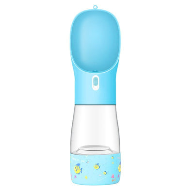 Pet Dog Water Bottle Feeder Bowl Portable Water Food Bottle Pets Outdoor Travel Drinking Dog Bowls Water Bowl For Dogs null