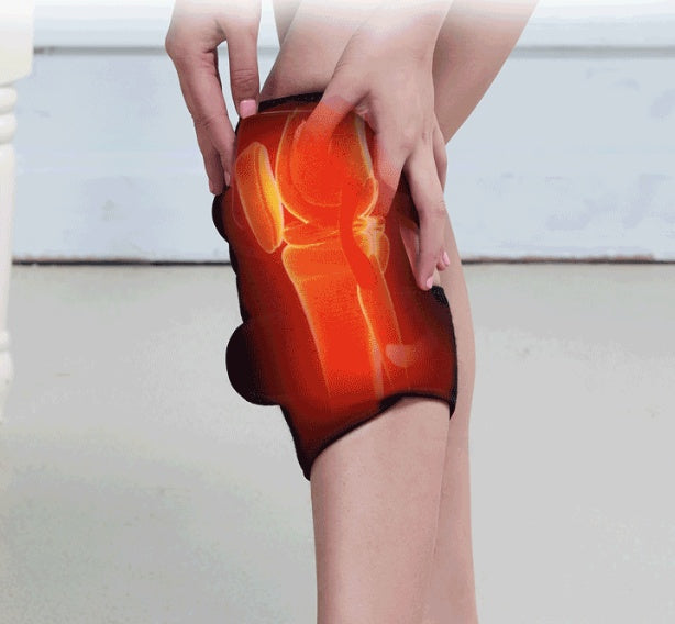 Electric Infrared Heating Knee Massager Wrap Elbow Joint Support Vibration Therapy Physiotherapy Machine Pain Relief Massageador null