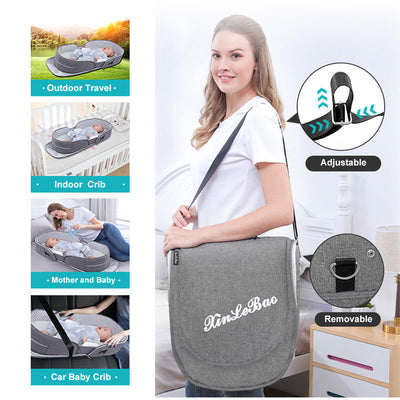 Portable Removable Folding Crib Baby Bed Mammy Bag null