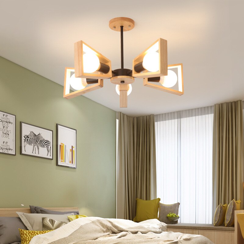 Solid wood bedroom Chandelier - Morderncharm store