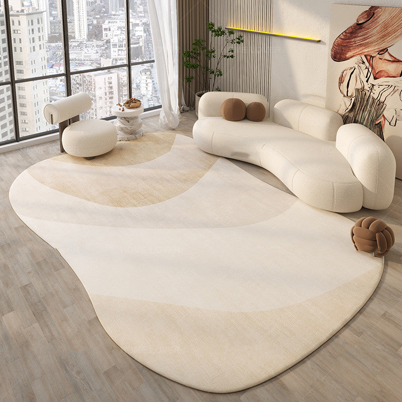 Household Irregular Shaped Simple Sofa Coffee Table Floor Mats null