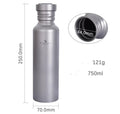 Portable Camping Outdoor Titanium Pure Titanium Water Bottle null