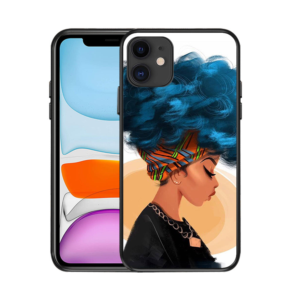 Black girl phone case null