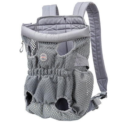 Pet Carrier Backpack Outdoor Travel Mesh Breathable Shoulder Bags null
