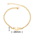 Stainless steel Xingyue bracelet featuring intricate link design, stylish accessory for men and women
