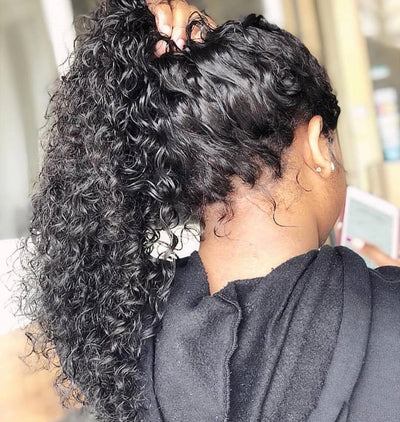 Jerry Curly Human Hair Lace Front Wig null