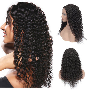 European And American Wig Female Human Hair Wigs Before Lace Real Person null