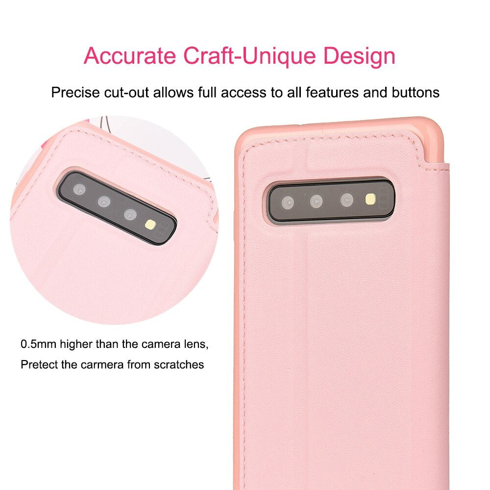 Crown Card Leather Case for Samsung Phone Case null