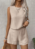 Women'S Casual Summer Sleeveless Jumpsuit With Intricate Back Design null
