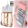 Large Capacity Travel Duffle Bag Women's Handbag Folding Suit Bag Waterproof Clothes Totes null