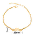 Stainless steel Xingyue bracelet with intricate design, showcasing a sleek and polished appearance for stylish wear.