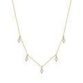S925 Sterling Silver Necklace Natural Freshwater Pearl null