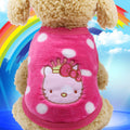 Flannel warm pet clothes null