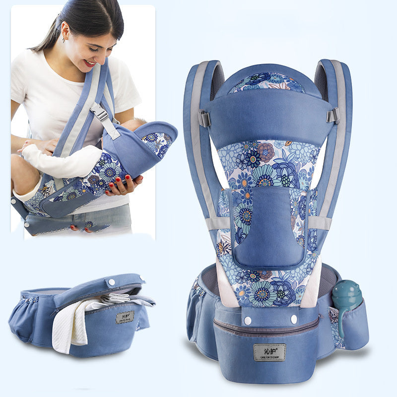 Ergonomic Baby Carrier Infant Baby Hipseat Carrier 3 In 1 Front Facing Ergonomic Kangaroo Baby Wrap Sling null