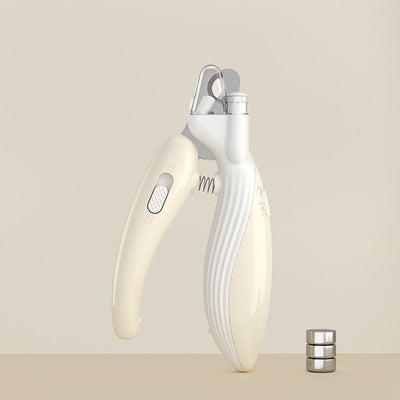 Pet Nail Clippers Dog Nail Clippers Cat Nail Clippers LED Electric Nail Grinder Pet Supplies LED Light Pet Nail Clippers null