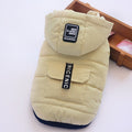 Removable Waterproof Pet Cotton Vest Hat null