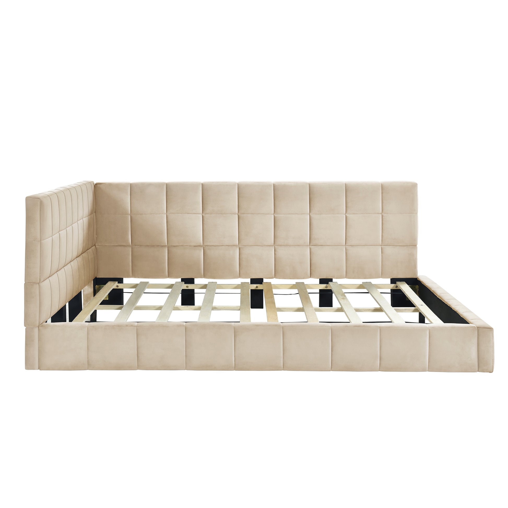 Modern Ribbed Bouclé Modular Sofa Set - Morderncharm store