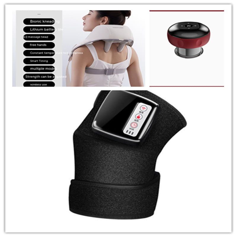 Electric Infrared Heating Knee Massager Wrap Elbow Joint Support Vibration Therapy Physiotherapy Machine Pain Relief Massageador null