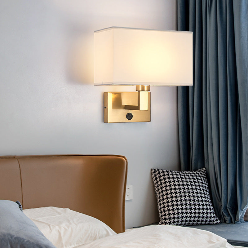 Wall Lamp With Bedroom Bedside Wall Lamp Simple Home Design - Morderncharm store