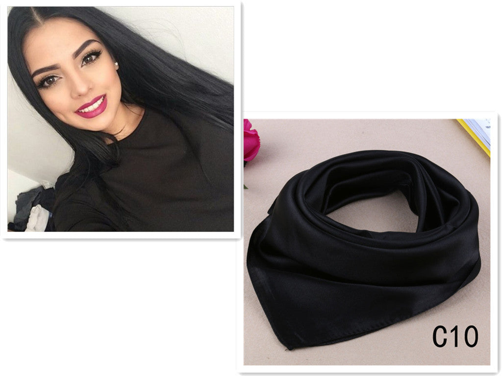 Black long straight hair wig cover null