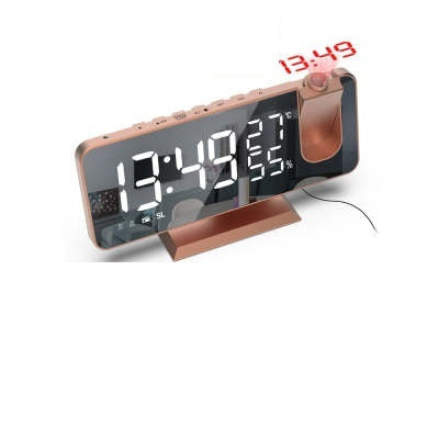 Fm Radio, Led Digital Smart Alarm Clock, Electronic Watch, Table Clock, Usb Alarm Clock With Projection Time, Snooze null