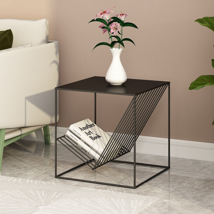 Minimalist Iron Art Sofa Side Table Corner Bedside Table null