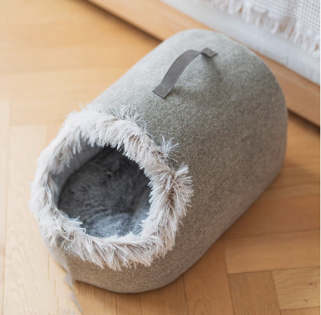 Polar Warm Cat Litter Closed Cat Sleeping Bag Large Winter Deep Sleep Cat Bed null