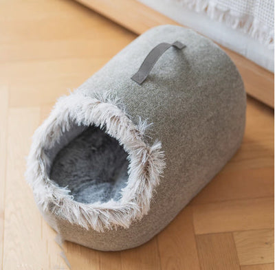 Polar Warm Cat Litter Closed Cat Sleeping Bag Large Winter Deep Sleep Cat Bed null