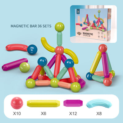 Baby Toys Magnetic Stick Building Blocks Game Magnets Children Set Kids Magnets For Children Magnetic Toy Bricks null