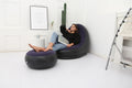 Lazy Bean Bag with Inflatable Folding Sofa null