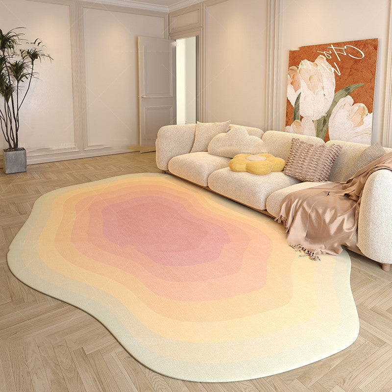 Household Irregular Shaped Simple Sofa Coffee Table Floor Mats null