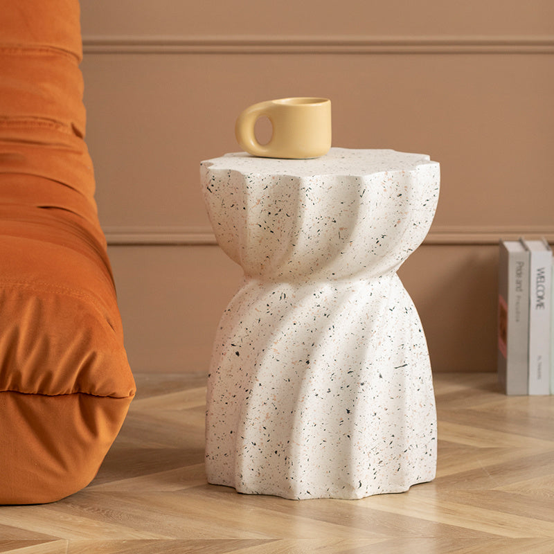 Cream Breeze Cafe Small Round Table Side Table null