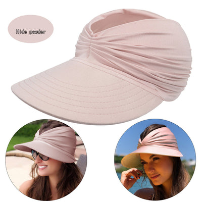 Women's New Empty Top Sunscreen Sports Beach Sun Hat null