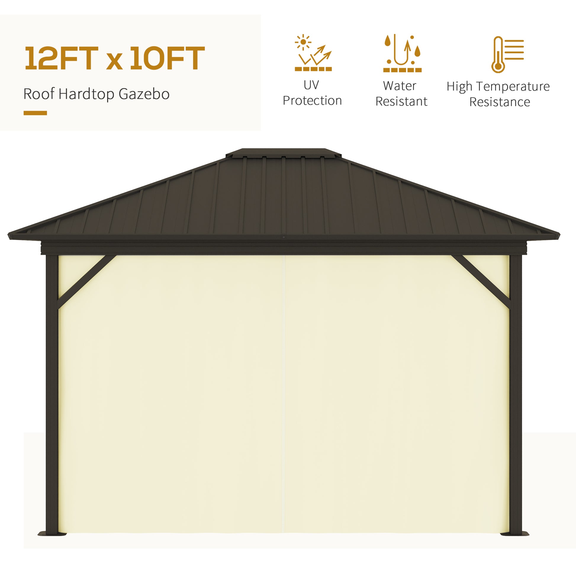 Luxury Hardtop Outdoor Gazebo - Morderncharm store