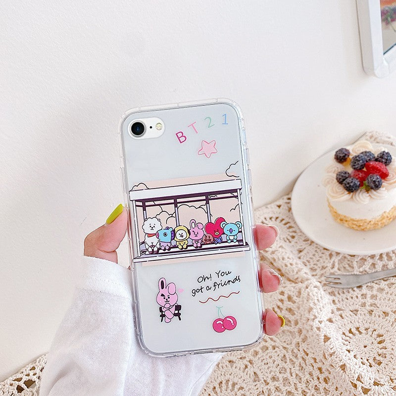 Transparent silicone phone case null