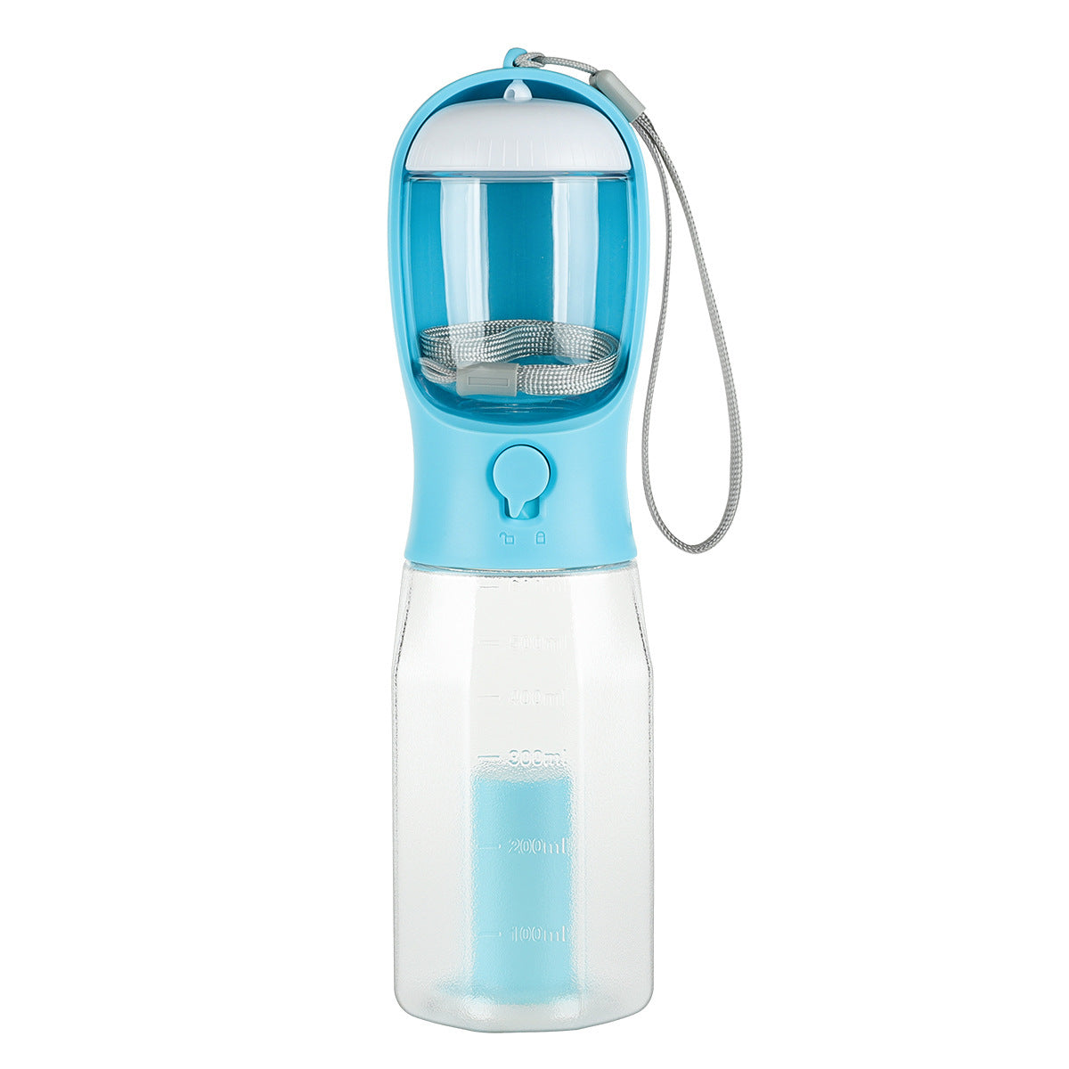 Portable Cat Dog Water Bottle Food Feeder Drinker Poop Dispenser 3 In 1 Leak-proof Multifunctional Dog Water Bottle Pet Products null