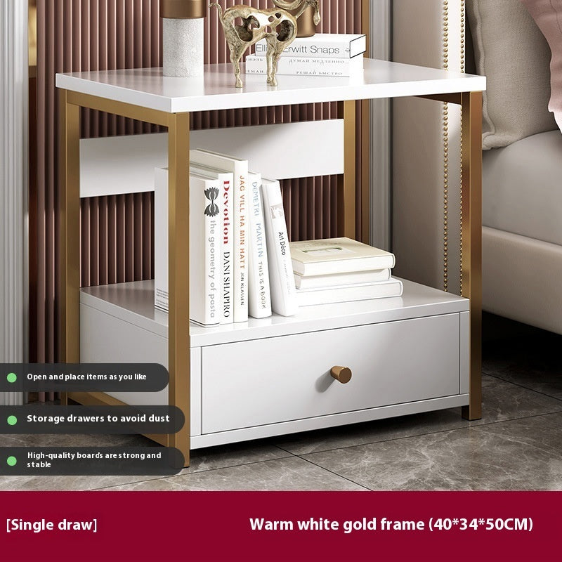 Multifunctional Bedroom Bedside Table Minimalist Bedside Storage Storage Cabinet null