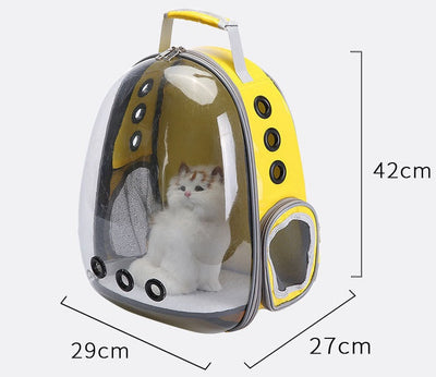 Portable Pet Puppy Backpack Carrier Bubble, New Space Capsule Design 360 Degree Sightseeing Rabbit Rucksack Handbag null