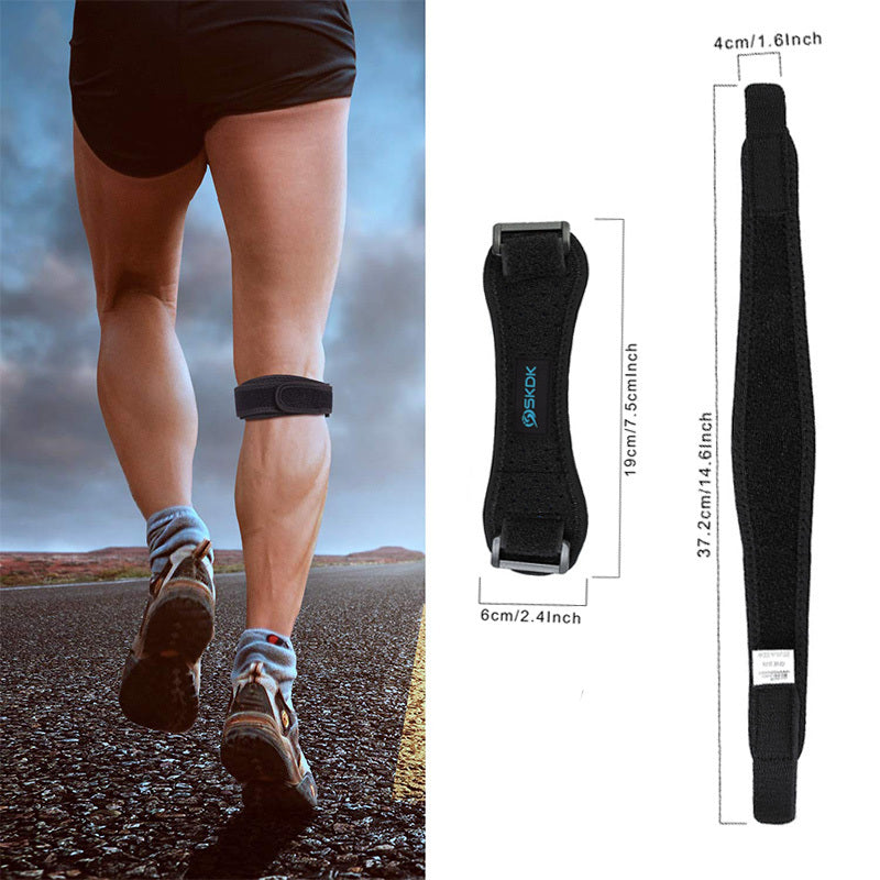Sport Kneecap Silica Gel Kneepad Support Strap Gym Protector null
