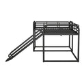 Wooden Montessori floor house bed for children with a cozy, open design, ideal for a safe and stylish bedroom space.