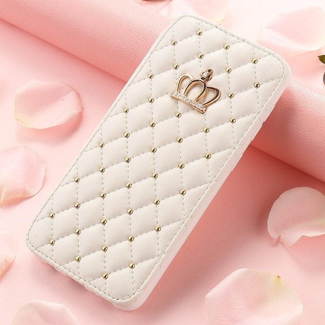 Crown Card Leather Case for Samsung Phone Case null