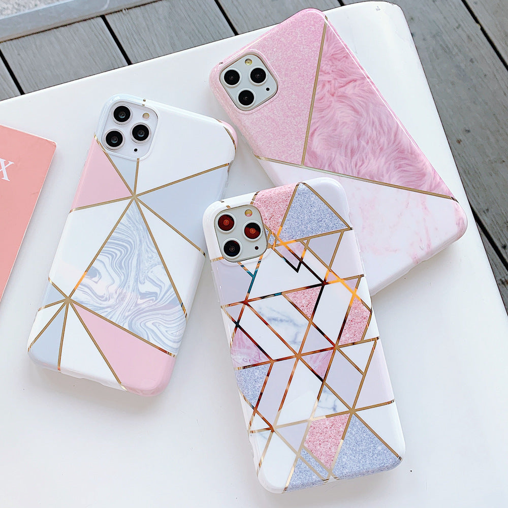 Geometric mosaic phone case null