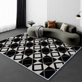 Living Room Carpet Fully Covered Bedroom And Household Sofa Table Carpet Bedside Stain-resistant Non-slip Foot Mat null