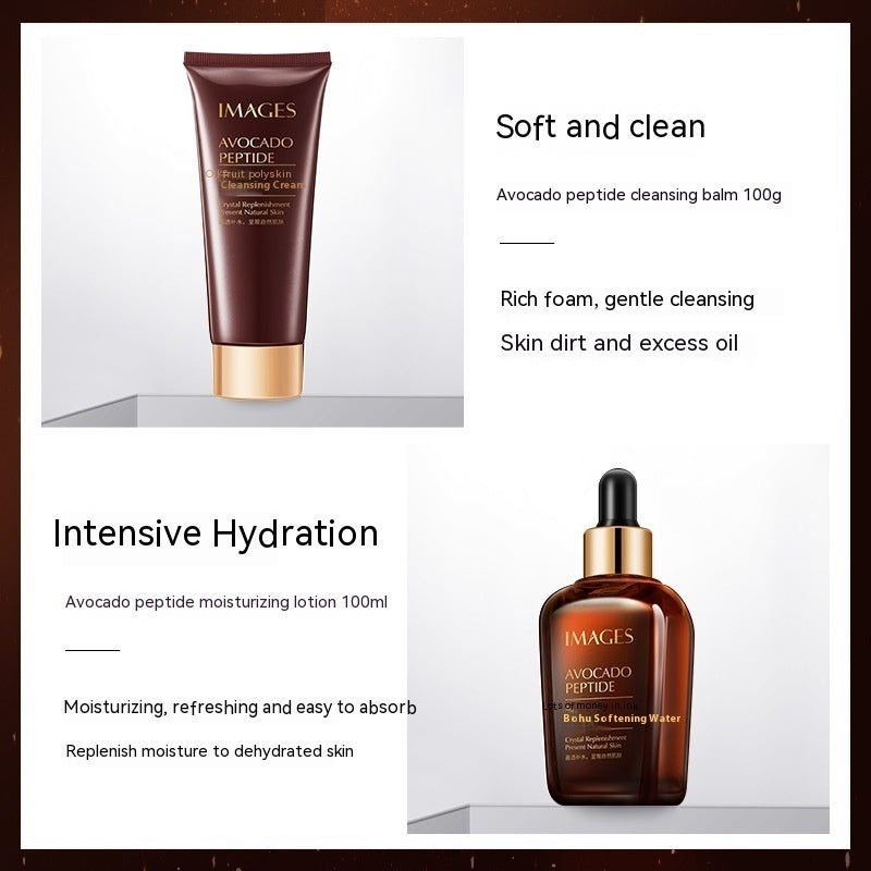 Hydrating And Repairing Smaller Brown Bottle Skin Care Product Set Brightening Skin null