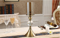 Fashion Simple Dining Table Glass Candle Holder Home Decoration Crafts null