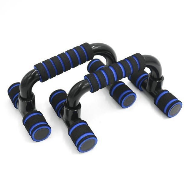 H-shaped Push-up Stand Sponge Hand Grip ABS Fitness Chest Training Grip Bar Fitness Exercise Trainer null