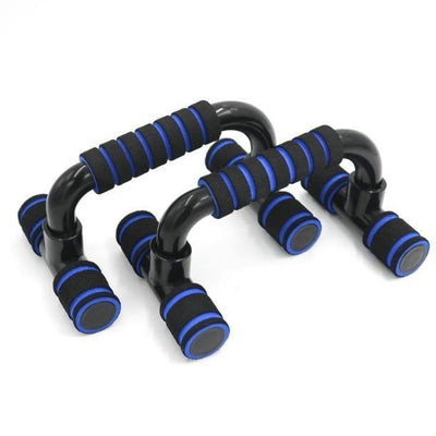 H-shaped Push-up Stand Sponge Hand Grip ABS Fitness Chest Training Grip Bar Fitness Exercise Trainer null